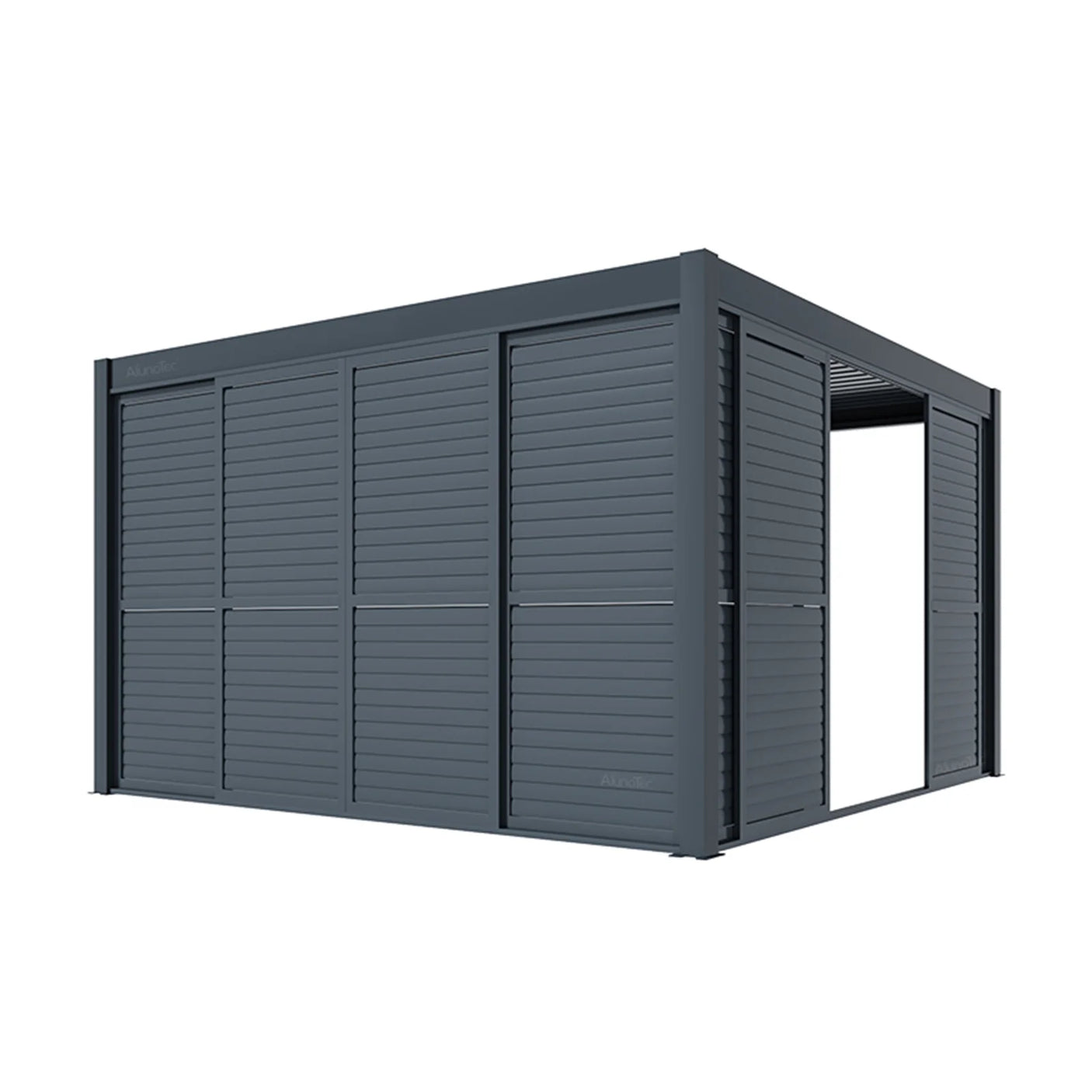 pergola shutter grey