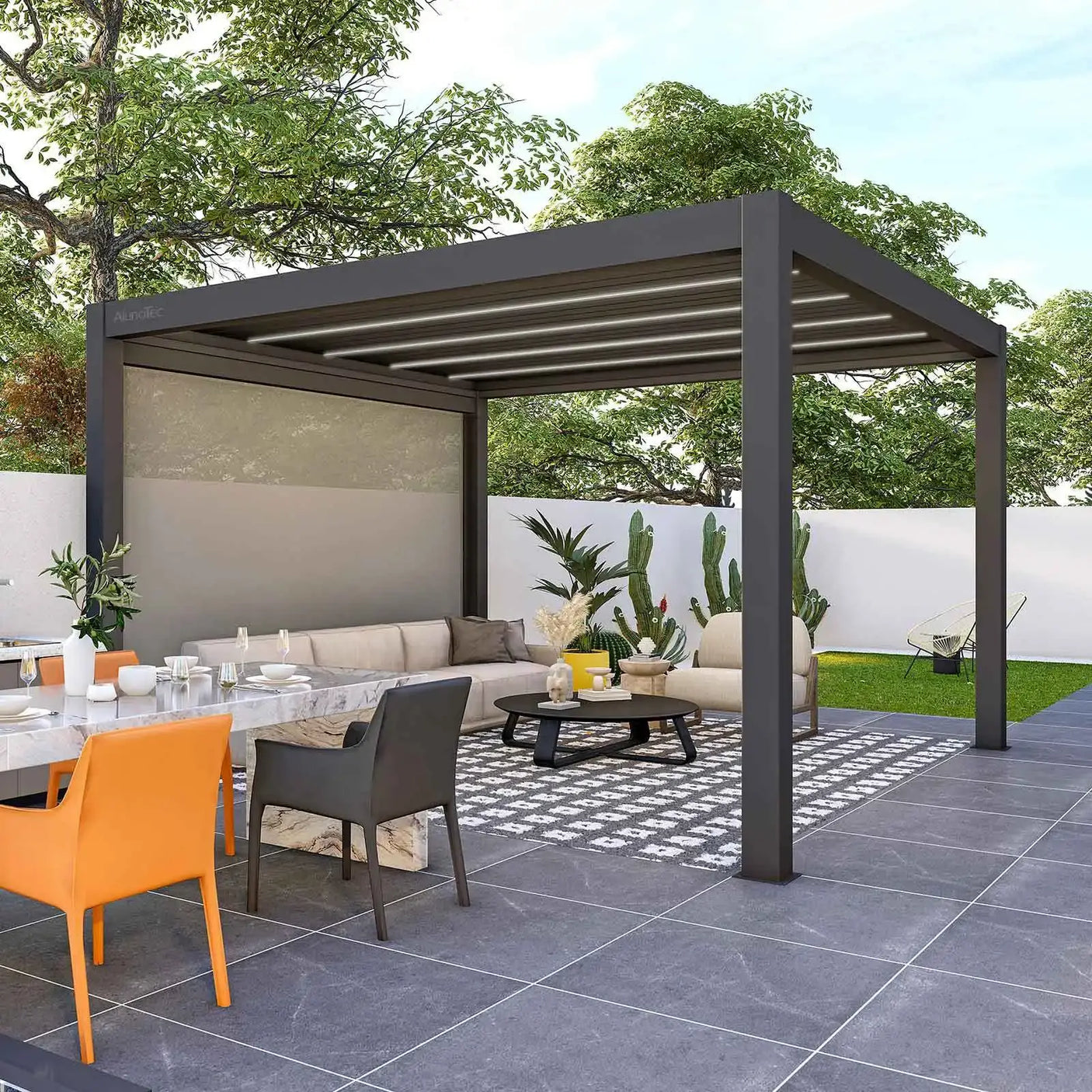 alunotec pergola patio ideas