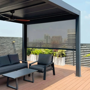 alunotec pergola side blinds