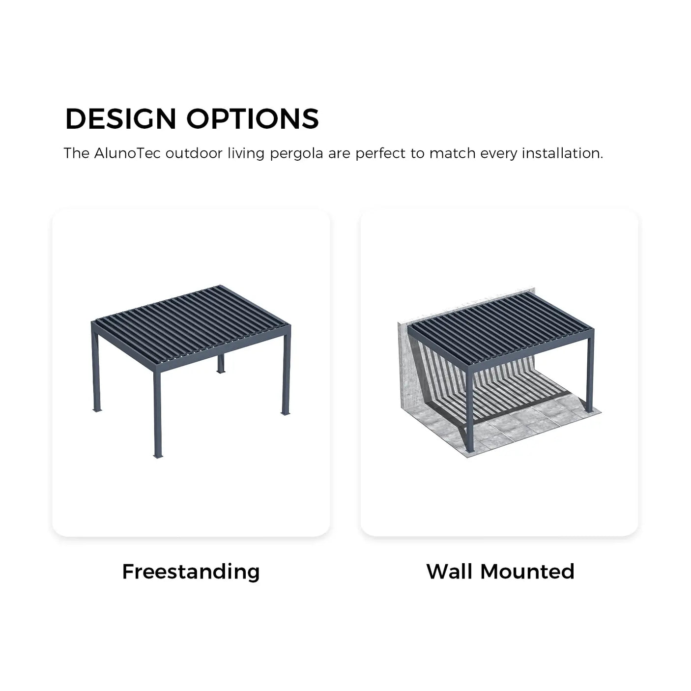 alunotec pergola pergo m6 design options